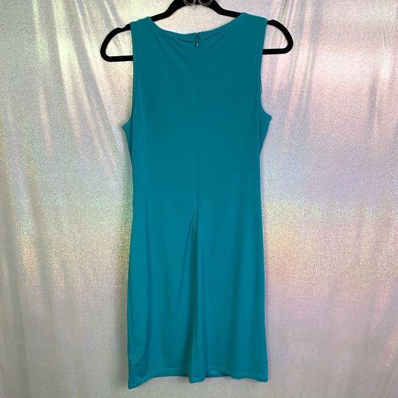 Michael Kors | Tile Blue Dress with Side Buckle - Picture 7 of 8